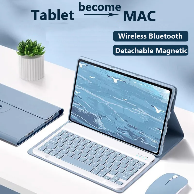 

Bluetooth Keyboard for Xiaomi Pad Mini 8.8" 2025 for Redmi K Pad 8.8 Inch SE 8.7 2024 PU Leather Magnetic Keyboard with Mouse