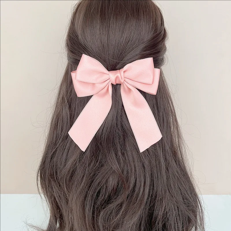 Neue Gurtband-Haarnadel mit Schleife, weiblich, Mori, einfach und vielseitig, Advanced Sense, Hinterkopf-Haarnadel, Schmetterlings-Haarspange, Sertow – Detail 3