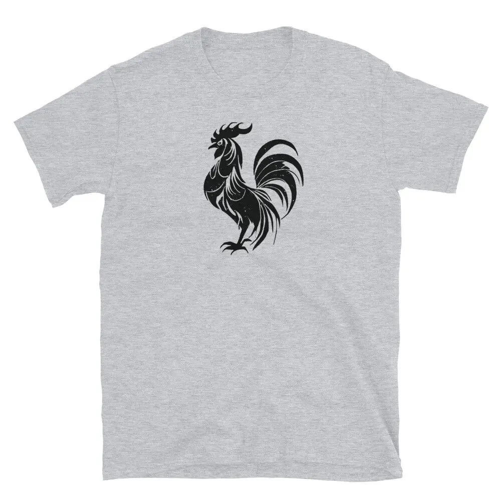 Rooster Country Decor Chicken Gallo Farm   Tees High Quality 100%Cotton Short Sleeve