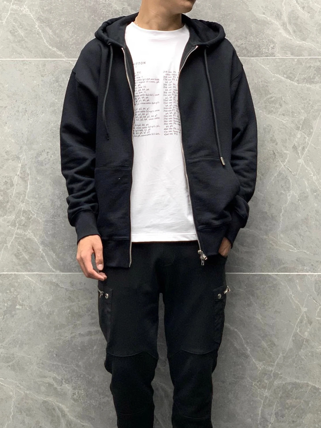 

Trendy Skull Pattern Fce Lined Long Sve Hooded Open Cardigan Jaet for Men And Women Casual Loose Fit Autumn New Arrival