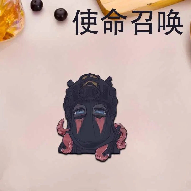 콜 오브 듀티: 귀여운 코스프레 브로치, 만화 브로치, 학생용 배낭, 창의적인 배지, 고급 펜던트, 작은 선물