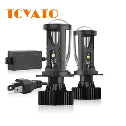 TCYATO  Y6D Lens H4 LED Headlight Universal 12V Car Light Far Integrated Headlight of Y7 Type Universal Bulb Car Motorcycl