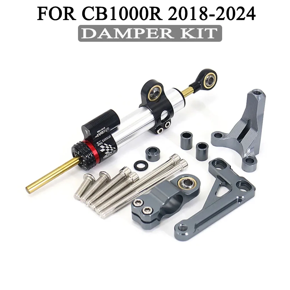 

Damper Kit New For HONDA CB1000R CB 1000R CB 1000 R 2018-2024 2023 Steering Damper Stabilizer Shock Absorber Direction Bracket
