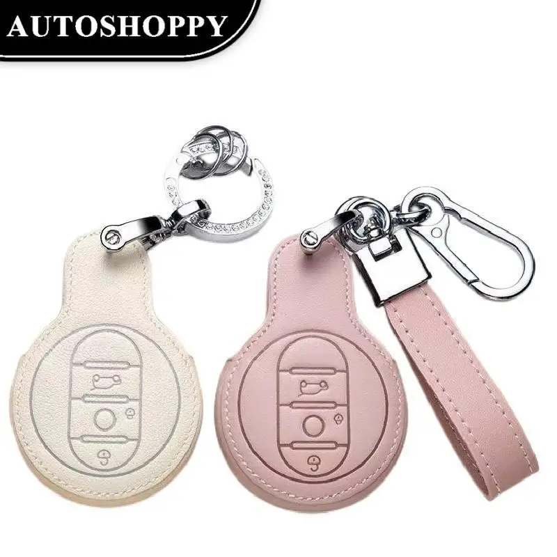 

Car Key Case For BMW Mini COOPERS ONE JCW F56 F55 F54 F57 F60 R55 R56 R57 R58 R59 R60 S Roadster Cover Keychain Accessories