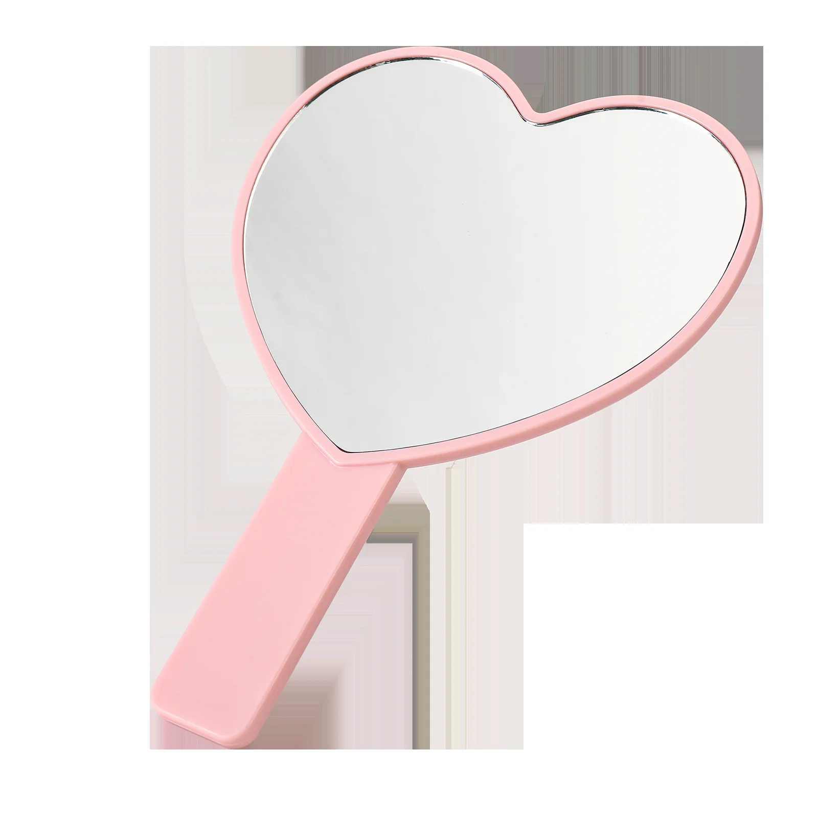 مرآة زينة محمولة على شكل قلب عالية الوضوح مع مقبض، مرآة يدوية محمولة لصالونات السبا، مرايا مدمجة #6