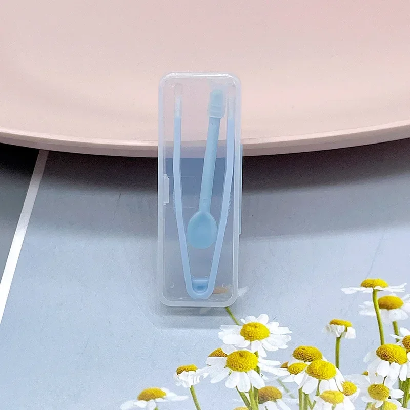 Women GIrl Mini Useful Clamps Travel Contact Lens Inserter Stick Remover Special Silica Gel Tweezers for Accessories - view 6