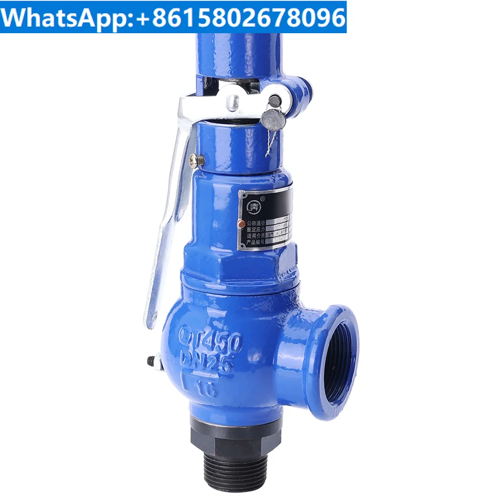 

Threaded internal thread ductile iron safety valve A28H-16C boiler air storage tank steam adjustable spring type
