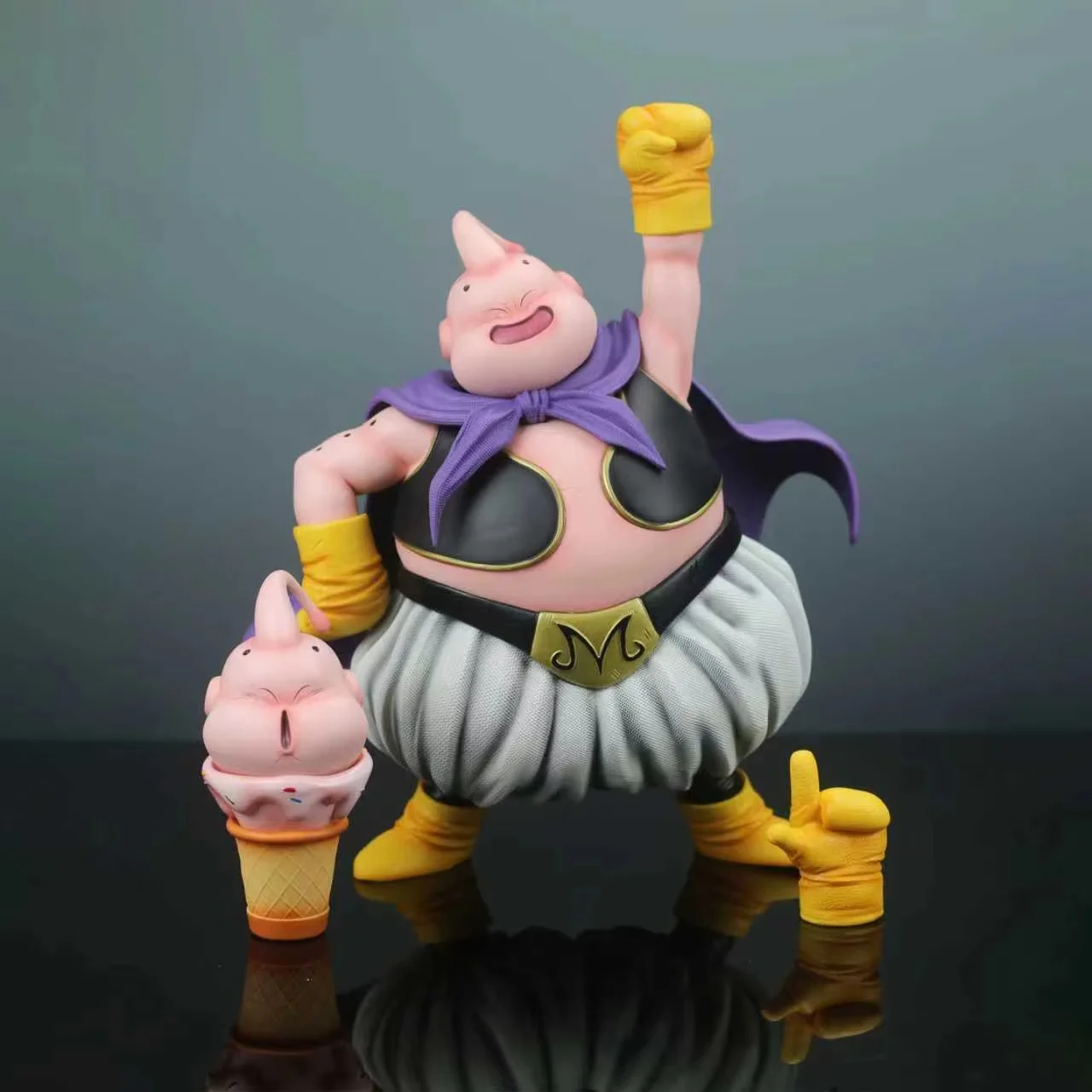 

Коллекционная фигурка Dragon Ball Majin Buu с двойной головкой и руками, дизайн аниме, украшение стола, модель Gk, подарок для фанатов