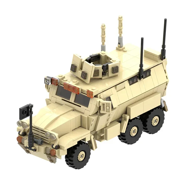 Moc tijolos de construção modelo militar tanque blindado tecnologia veículo tático blocos modulares presente brinquedos natal diy conjuntos montagem