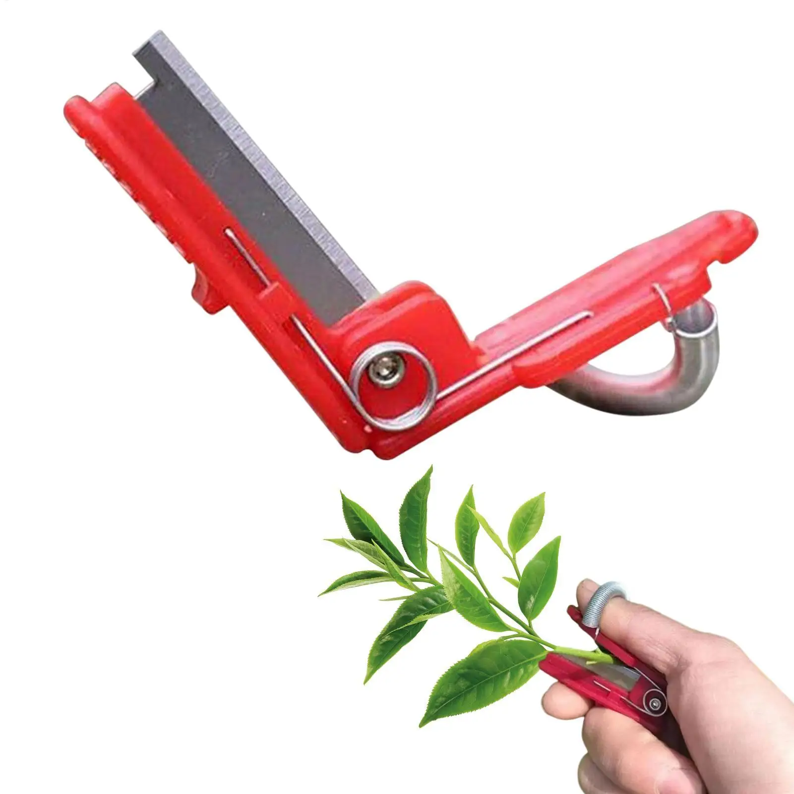 Multifunction Thumb Cutter Garden Pruner Fruit Picking Device Safe Fruit Blade Tool Cutting Blade Rings Finger Protector Catcher