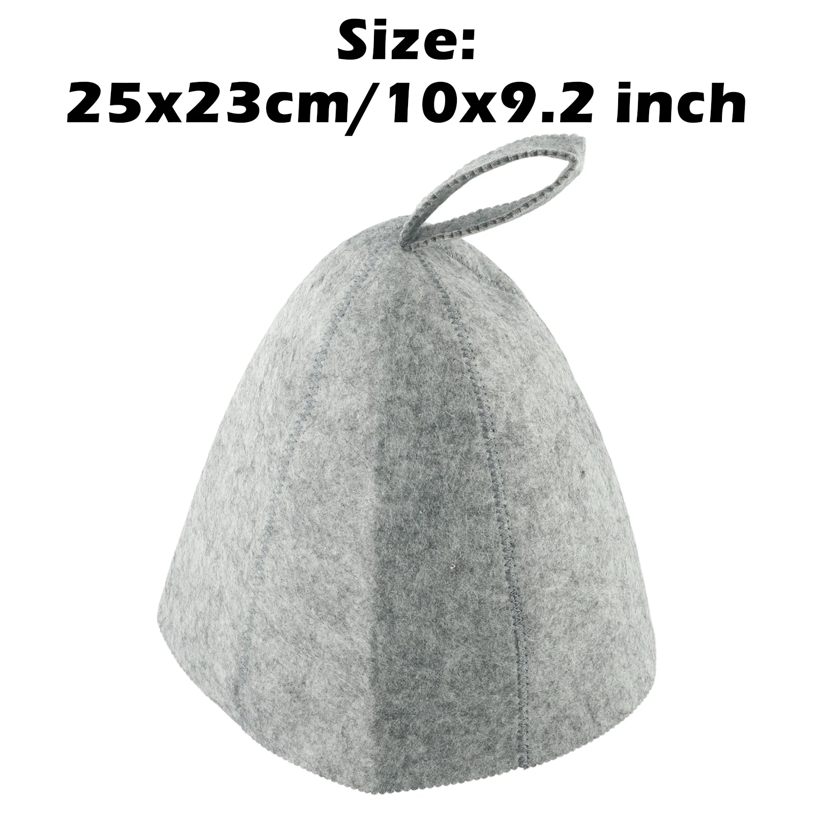 Thicken Wool Felt Sauna Hat Hair Protection Spa Sauna Accs For Bath Protection The Head From High Temperature Bath Accessories