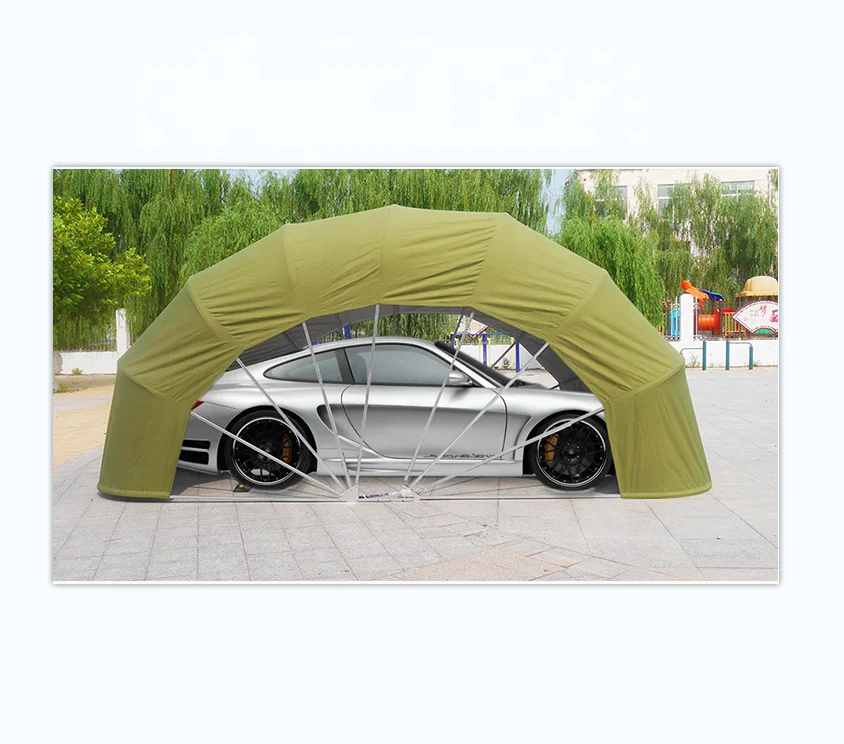 

Hot Selling Foldable Car Tent Garage Rainproof Fire retardant Parking Car Shed warm Car Cover