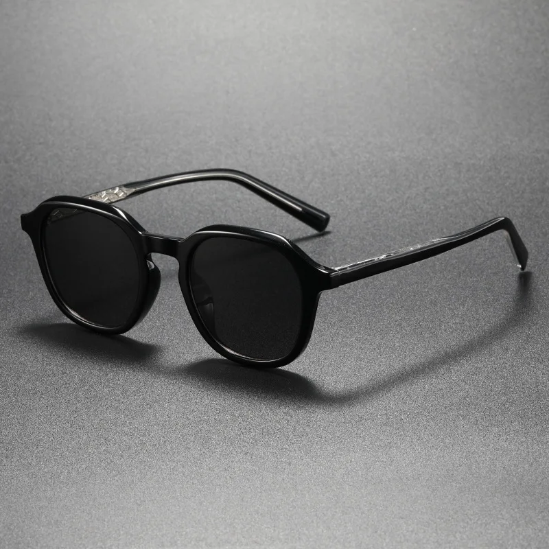 

High Quality TR90 CP-inner Designer Sunglasses for Women Men Retro Small Tortoiseshell Green Square Sun Glasses UV400