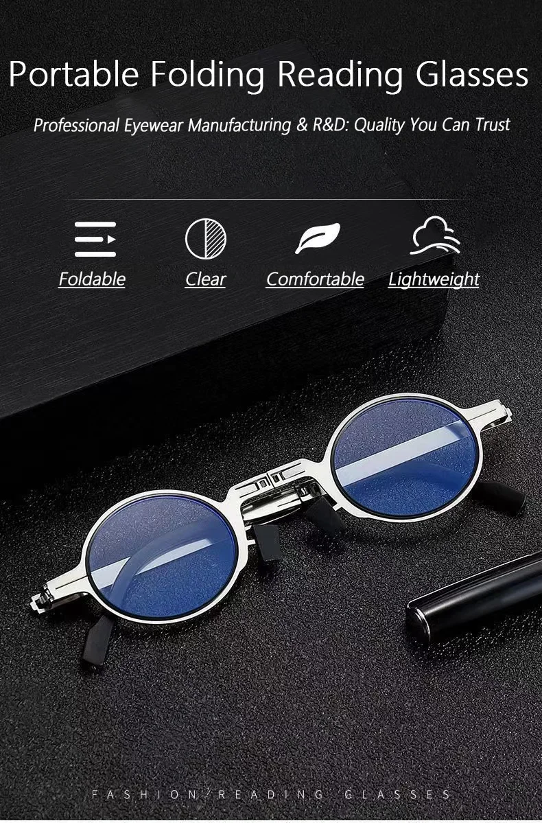 Damenbrillen mit Rahmen, ultraleichte Lesebrille für Herren, hochwertige Korrektionsbrille, minus optische Korrektionsgläser – Detail 5
