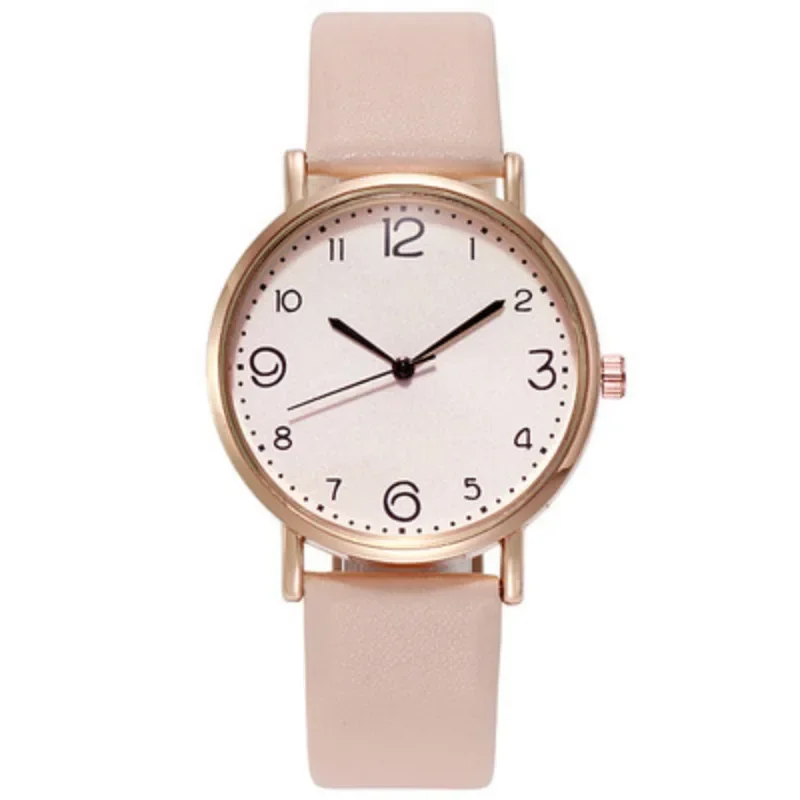 Fashion Simple Leather Strap Watch Quartz Wristwatches Women\'s Casual Student Quartz Women\'s Watch Business Clock reloj mujer