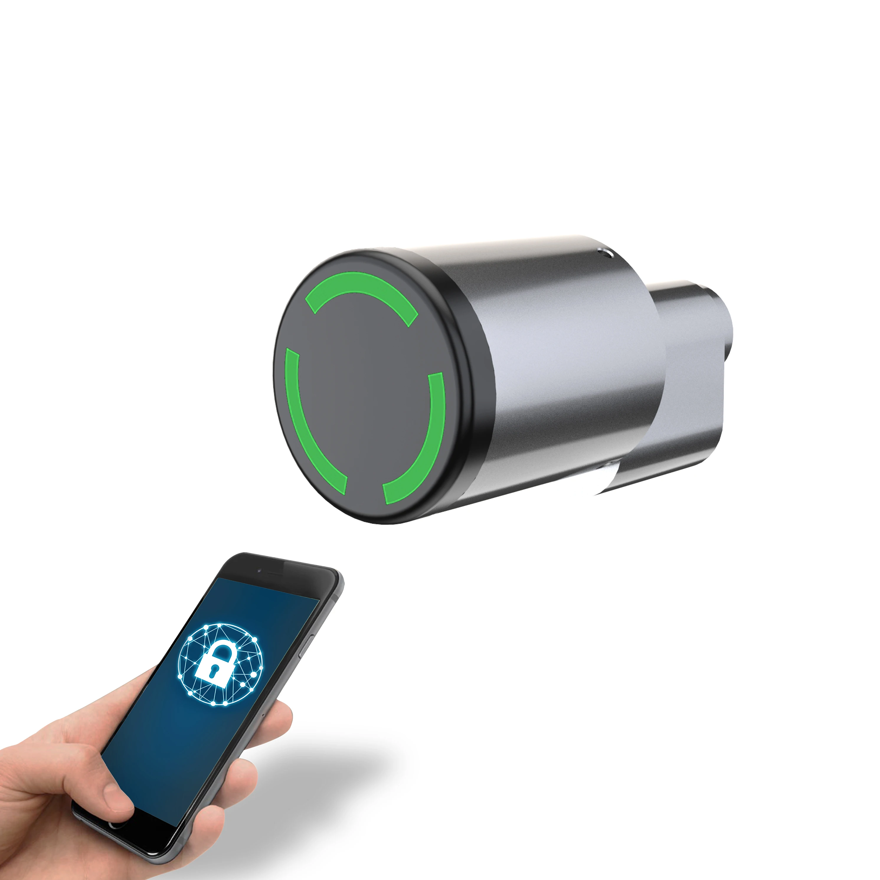 

New Electronic Lock Core Waterproof IP65 Password RFID Unlock Smart Cylinder Lock