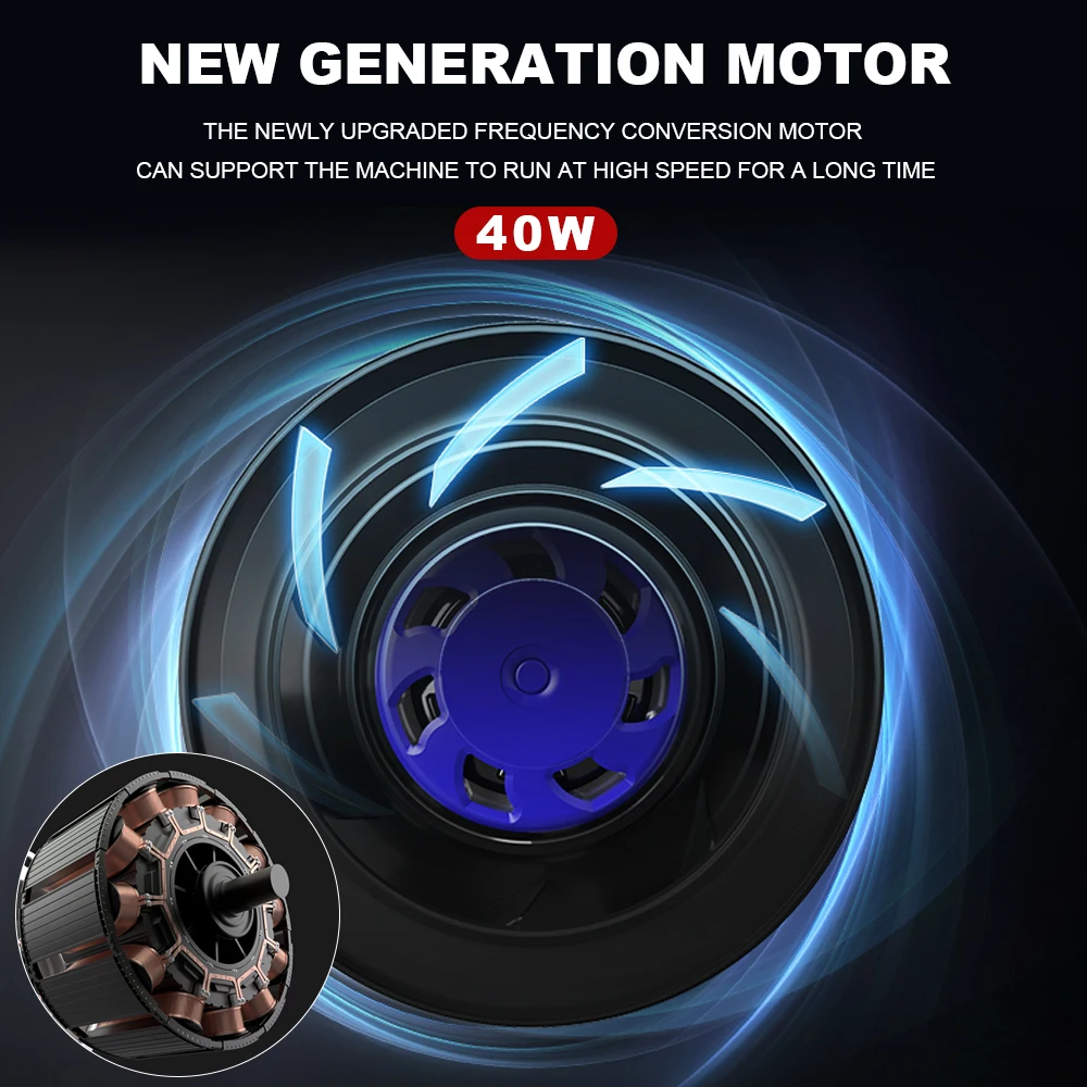 Nagelstaubsammler, kompakter Vakuumventilator, Staubsammler mit wiederverwendbarem Filter, leistungsstarke Staubsaugmaschine, Maniküre für die Maniküre