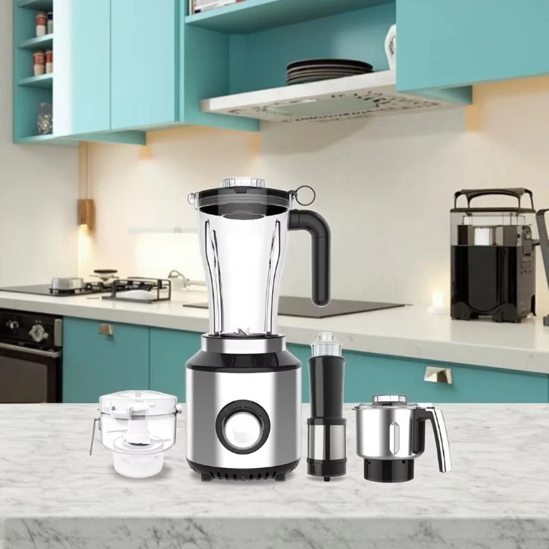 

Happy Partner 4 in 1 Stainless Steel Blender with Grinder and Juice Blender Versatile Kitchen Appliance