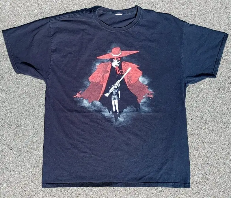 Vtg 2000s Hellsing Ultimate Alucard Seras Victoria Print T Shirt Size XL