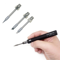 1pc Detachable Soldering Iron Tip for 8W-30W Battery Iron Usb power Soldering Iron Tip 510 Threaded Interface Accessories