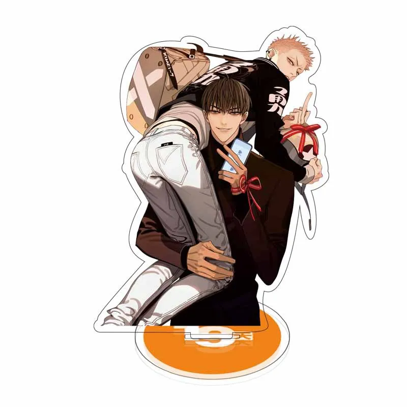 Anime 19 Days Acrylic Stand Figure Model Plate Desk Keychain Old Xian Mo Guanshan He Tian Jian Yi Manga Cosplay Women Men Gifts