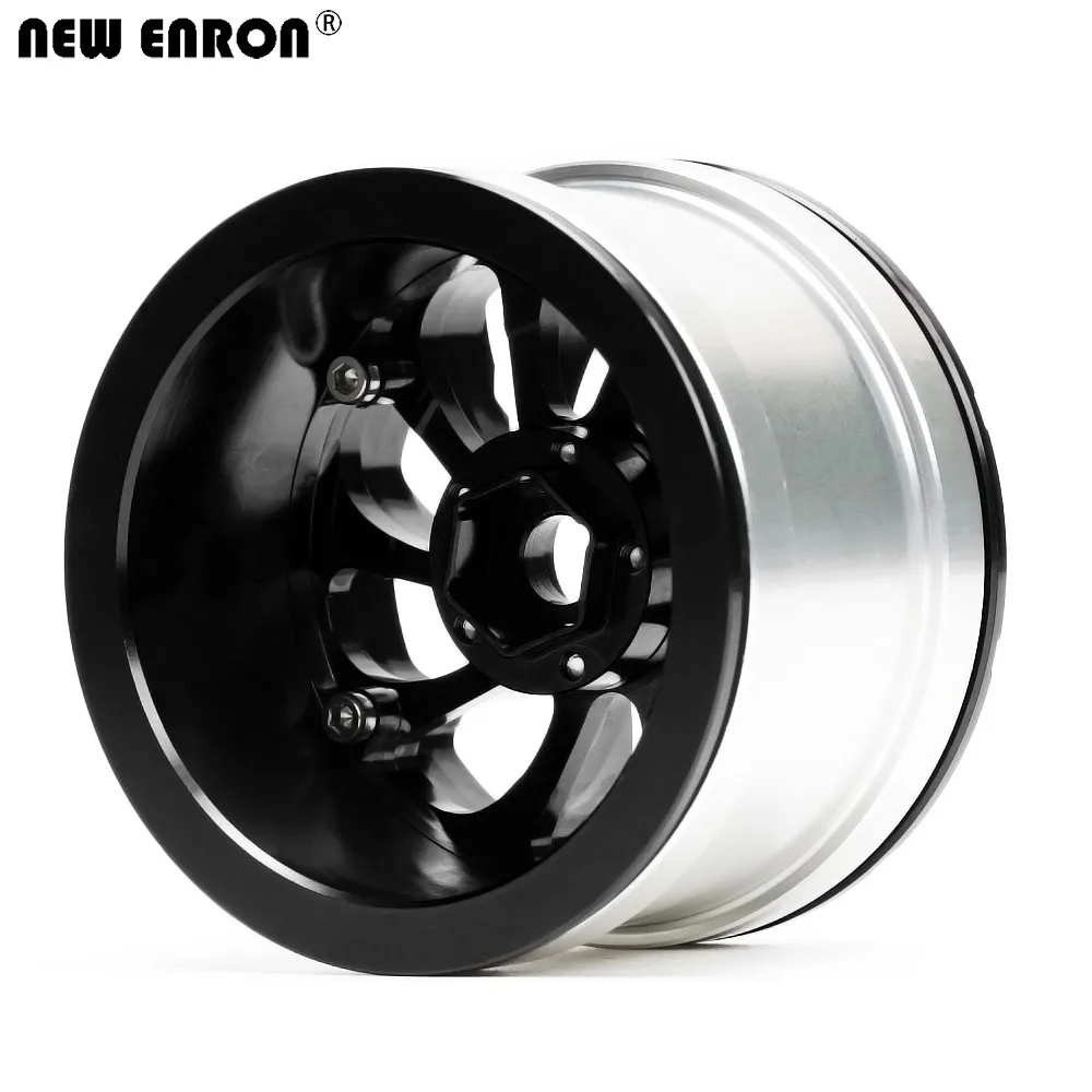 Aluminium Alloy 64*52*41 Beadlock Wheels Hub Rim 2.2 inch for 1/10 RC Crawler Axial SCX10 SCX10II 90045 RR10 Traxxas TRX-4