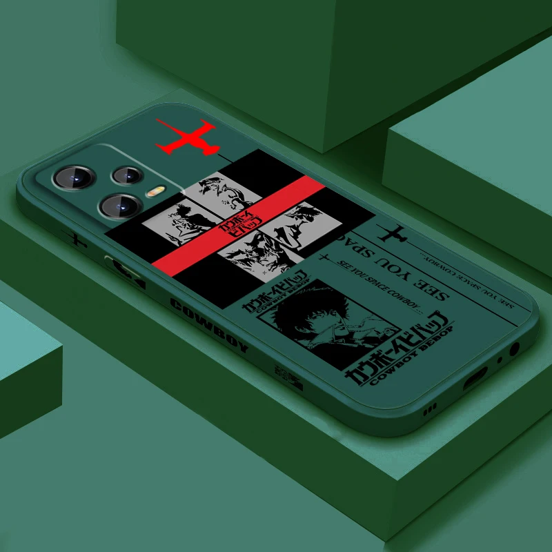 

Cowboy Bebop Anime For Xiaomi Redmi Note 14 13 13R 12 12R 11 11T 11S Pro Plus 4G 5G Liquid Left Rope Phone Case