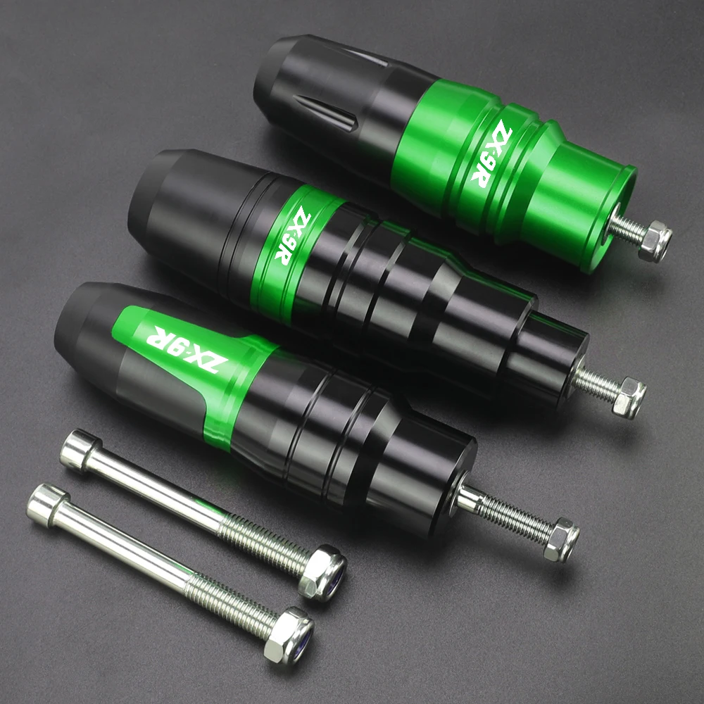 

ZX-9R Engine Crash Pad Frame Sliders Protector For KAWASAKI ZX9R 2000 2002 2001 2003 Exhaust Slider Crash Falling Protection