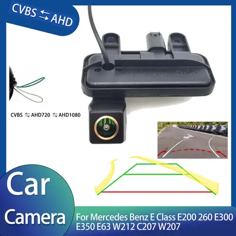 AHD 1080P 170° Car Rear View Camera Equipped with Reverse Line For Mercedes Benz E Class E200 260 E300 E350 E63 W212 C207 W207