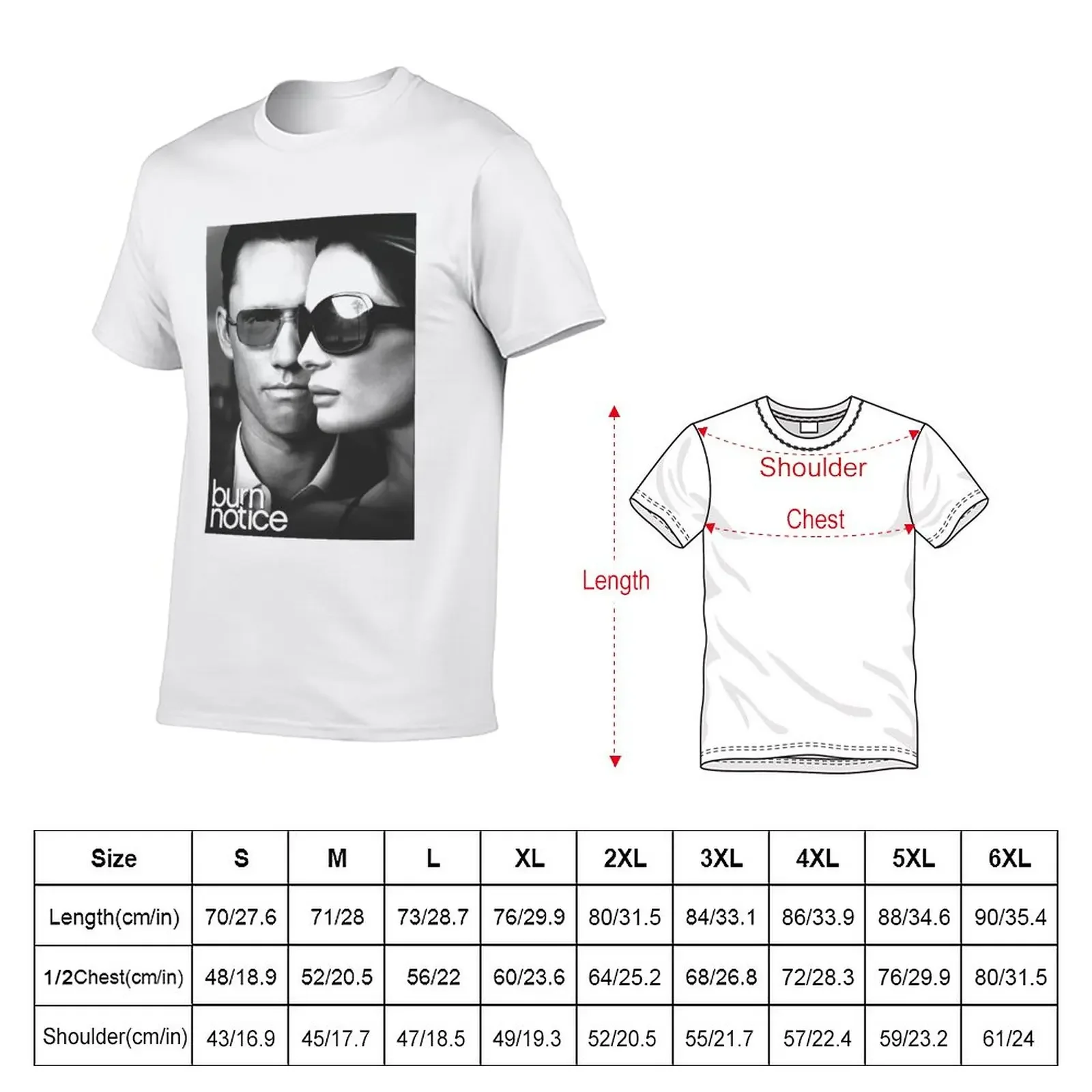 Burn Notice T-Shirt customizeds cute tops summer clothes quick drying slim fit t shirts for men