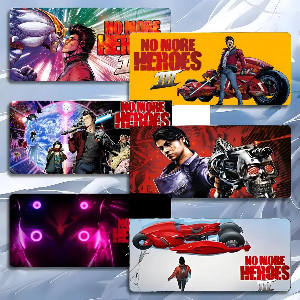 action hack and slash N-No More Heroes Mouse Pad Mousepad Large Gaming LockEdge Thickened PC Table Desk Mat