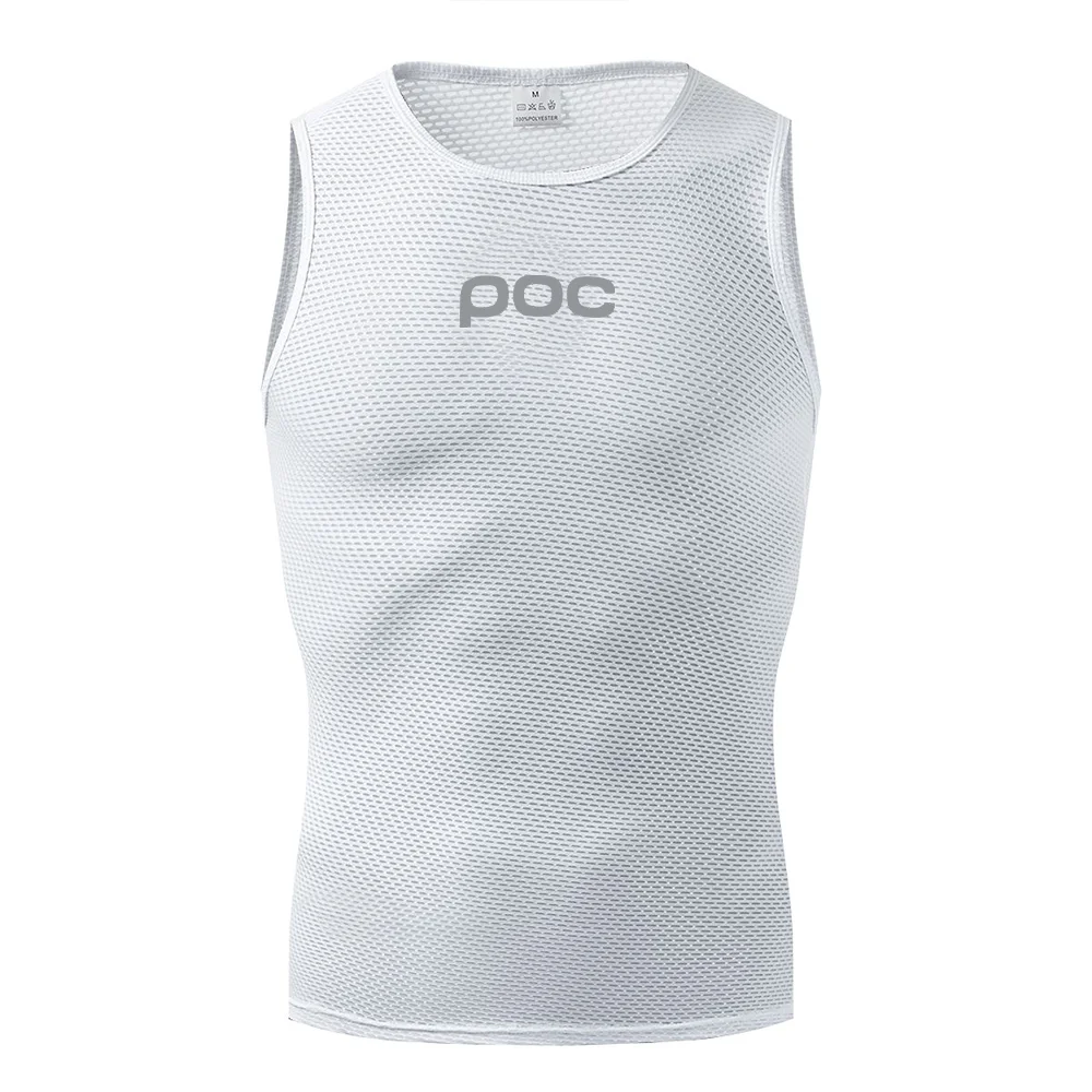 POC ärmellose reflektierende Fahrradweste Sommer Radtrikot Mountainbike Rennrad Weste Mesh Radfahren Basisschicht Radtrikot – Detail 2