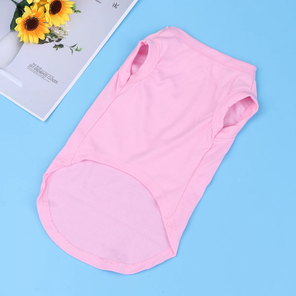 

Clothes for Pets Daily Wear Dog Casual Vest Attractive T-shirt Summer Puppy Extra-large Dogs Medium