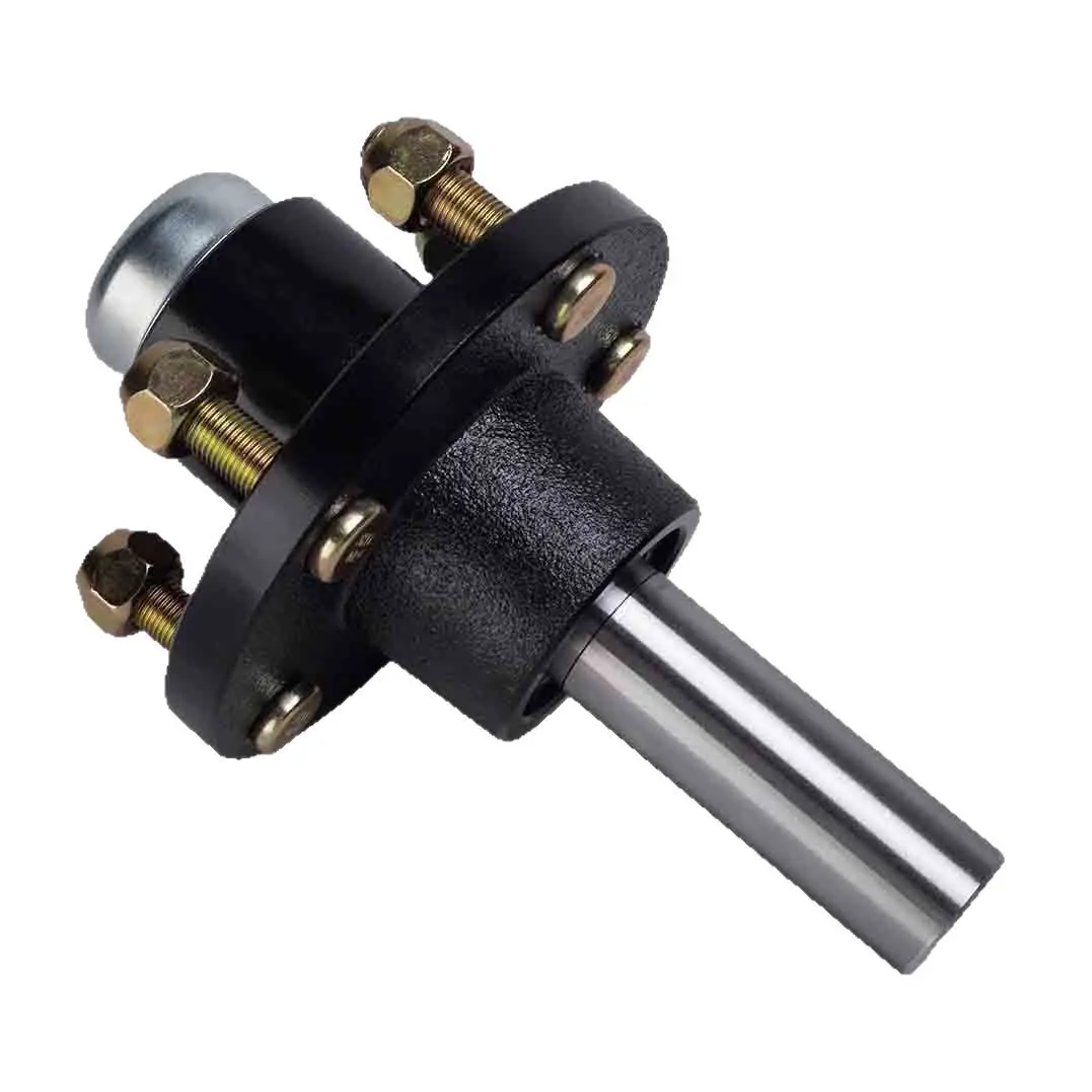5 Hole 114.3 Trailer Axle Half Direct RV Wheel Hub Axle Head Retrofit Accessories 2200 Lbs/3500 Lbs