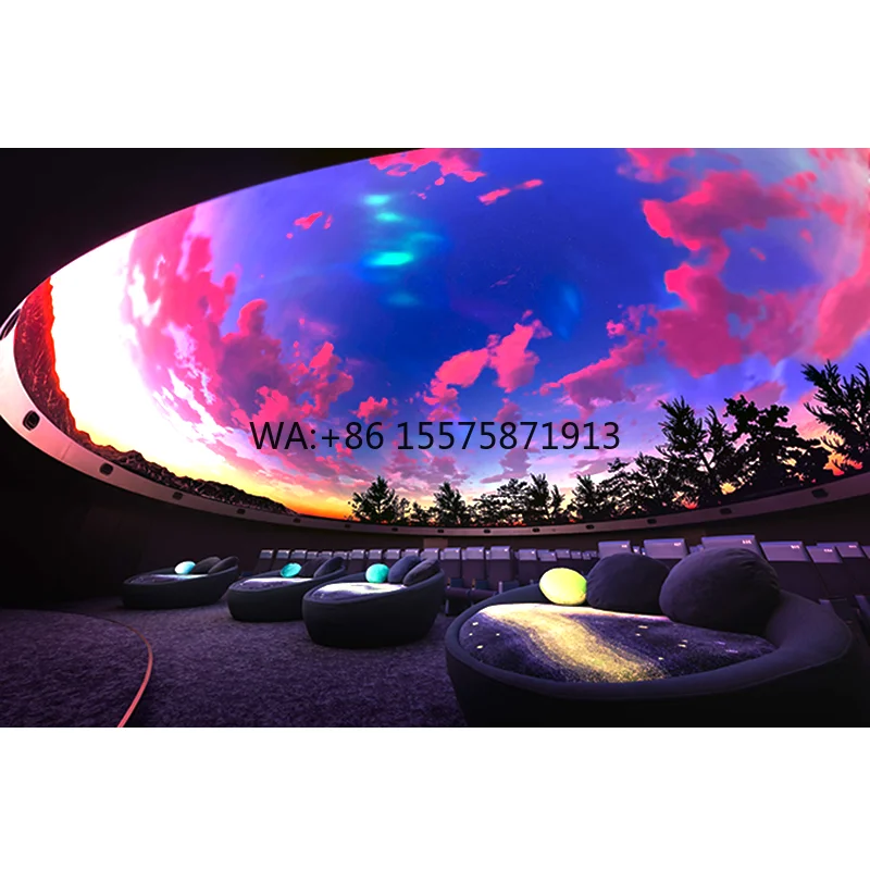 Shenzhen Custom Curve Flexible Led Display Screen Dome Led Display Sphere Led Hemisphere Display