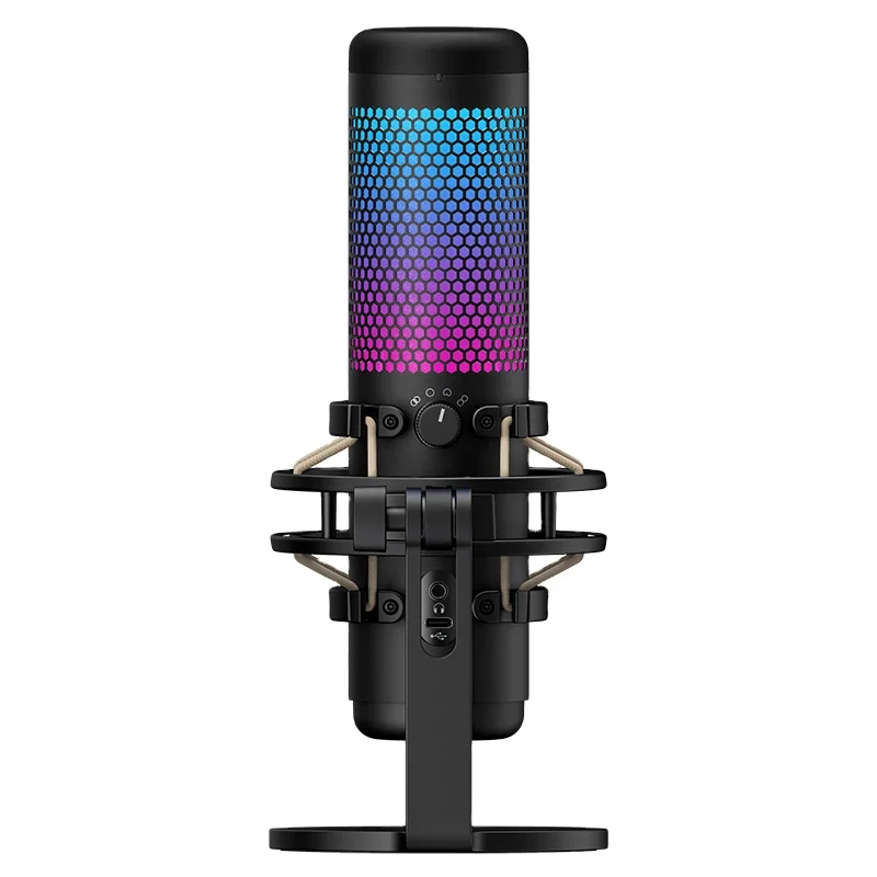 

HyperX QuadCast S RGB USB Condenser Microphone for PC PS4, PS5 and Gaming Microphones