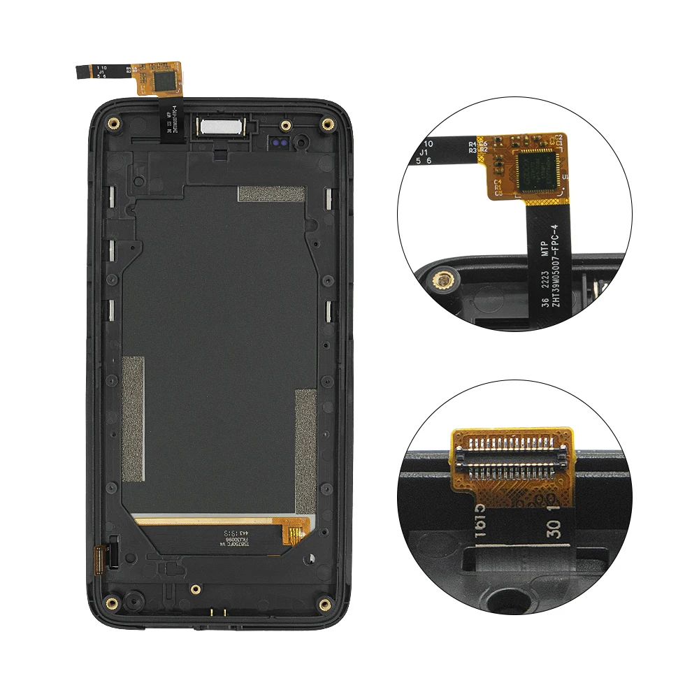 40pcs LCD Display + Touch Screen Digitizer + Front Cover for Honeywell EDA51/ EDA50 Scanner，Free Shipping