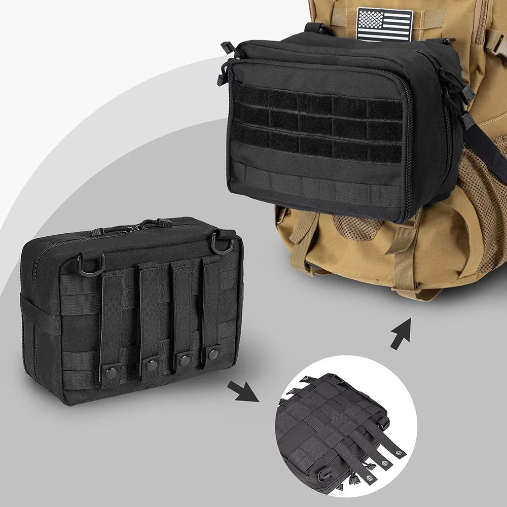 900D Hunting Bag Molle Pouch Large Admin Bag Utility EDC Tool Pouch Outdoor Hunting Accessories Organizer Pocket Bag