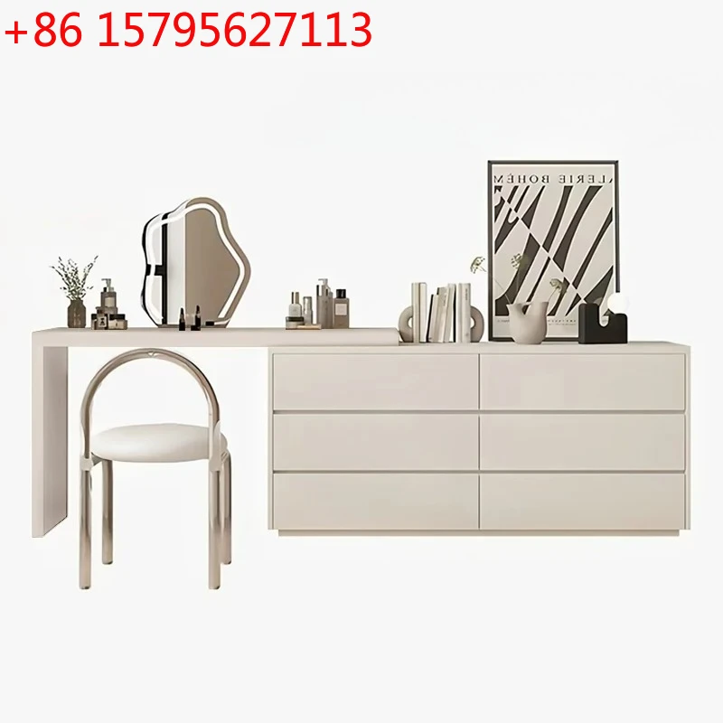 

Тумба-комод для спальни, современная, простая, многофункциональная, выдвижная, с подсветкой, туалетный столик