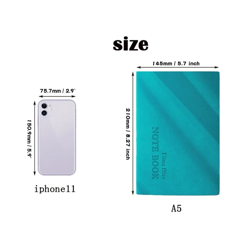 دفتر الشبكة A5 مجلات المسافرين اجتماع مكتب المدرسة سجل متقلب ورقة المفكرة كتيب جدول الأعمال #5