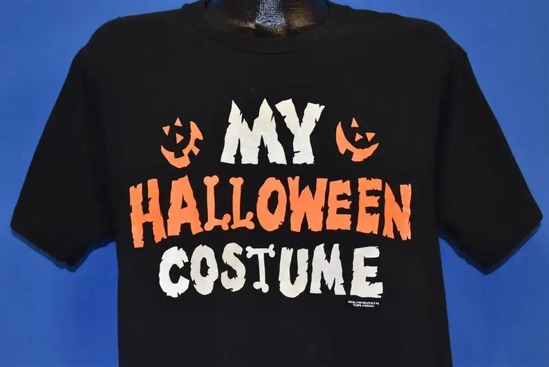 

90s My Halloween Costume Glow in the Dark t-shirt Large