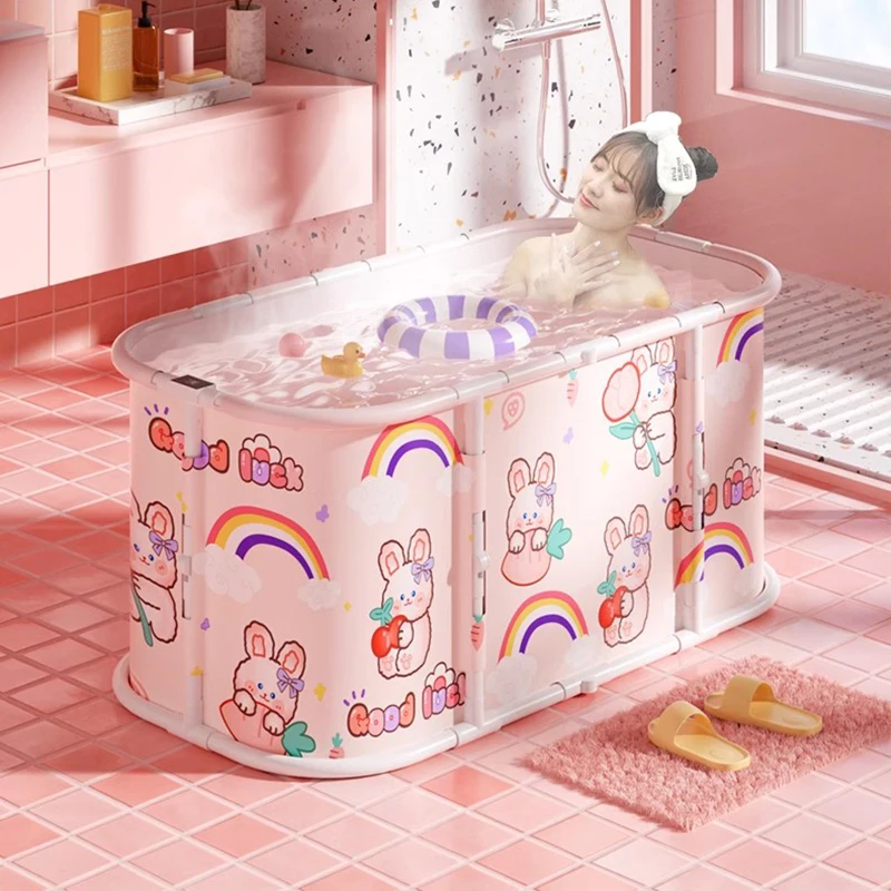 Home Holder Bathtub Adult modern Women Pink Bathtub Boy Simple Nordic Vasca Da Bagno Portatile Bathroom Supplies