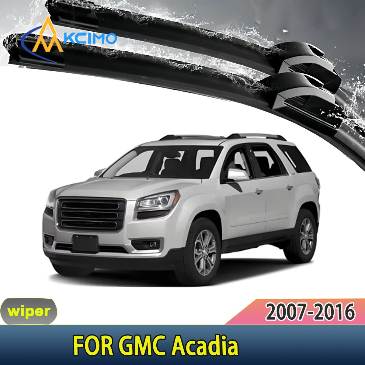 

Luxury Flat Windscreen Silent Black Car Rain Brush Suitable for GMC Acadia 2007-2016 Front Windshield Auto Wipers Blade Brushes