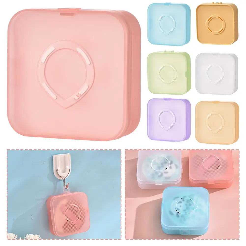 Portable Powder Puff Storage Boxes Breathable Makeup Organizer Dustproof Cosmetic Sponge Holder Puff Wholesale P1p6