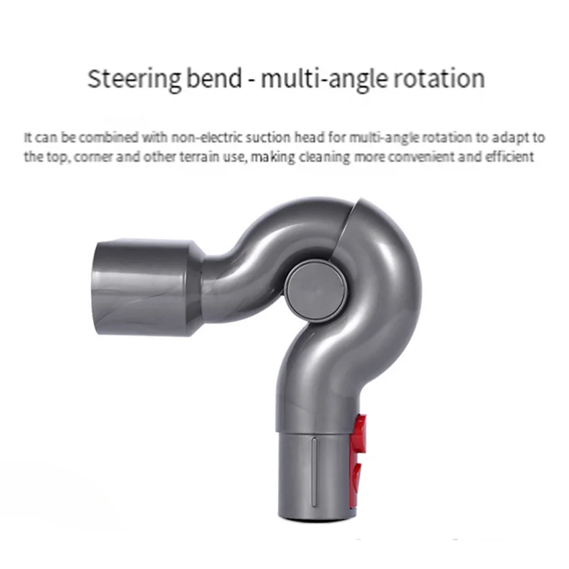 Para Dyson V7 V8 V10 V11 V15 aspiradora codo de dirección adaptador alto y adaptador inferior herramienta de liberación rápida-Y48A