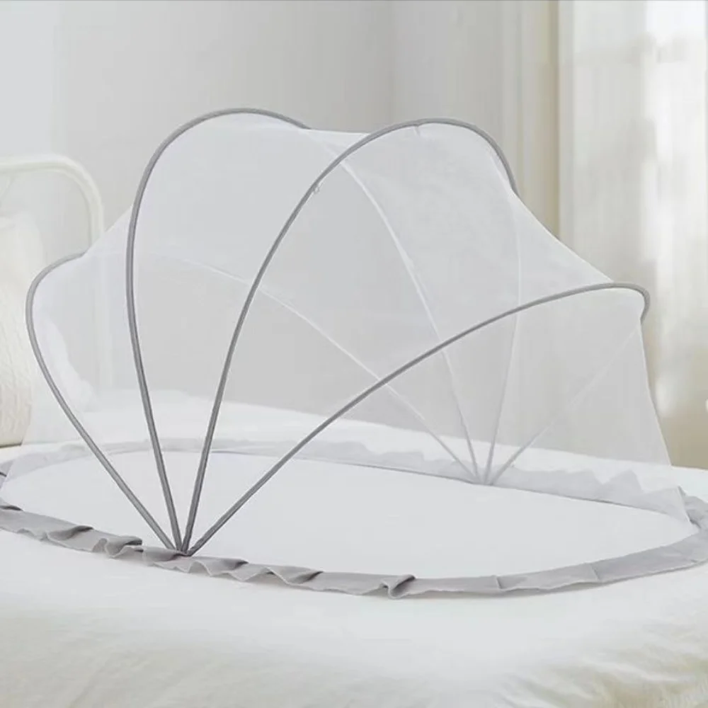 New Foldable Bed Mosquito Net Baby Accessories Plastics Baby Canopy Yurt Sunshade Undecided Mosquito Cover