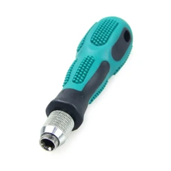 Multifunctional 6.35mm Screwdriver 1/4inch HexShank Non Slip Comfortable Handle Screw Driver Bit Holder Durable