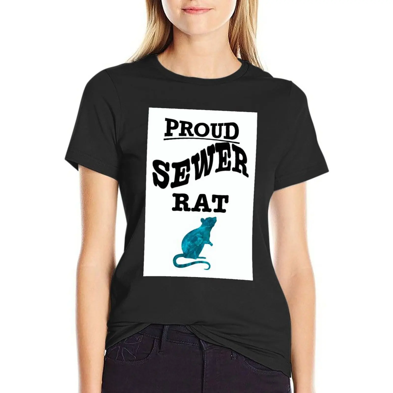 

Sewer rat T-Shirt Aesthetic clothing graphics oversized hippie clothes woman t shirt