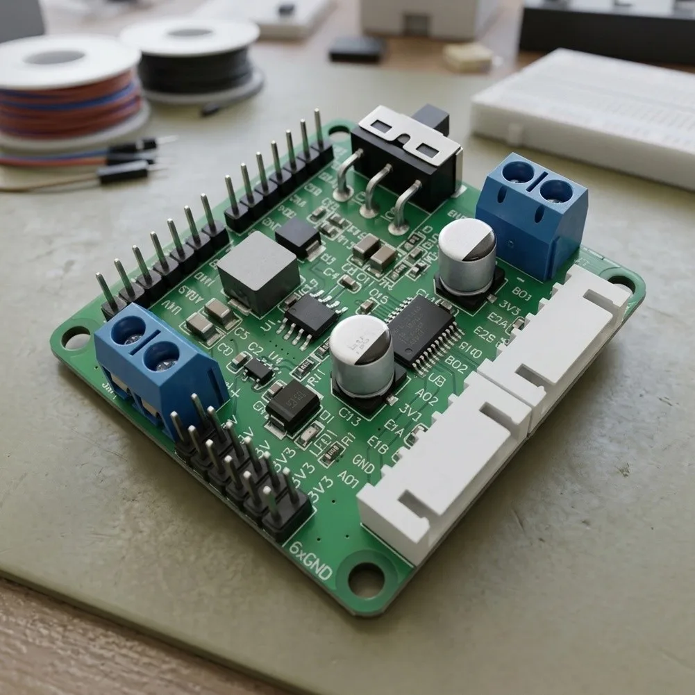TB6612FNG H-Bridge Dual for Motor Driver for STEM Education and Maker Projects 2A Max Current 5V 3. Onboard Regulator