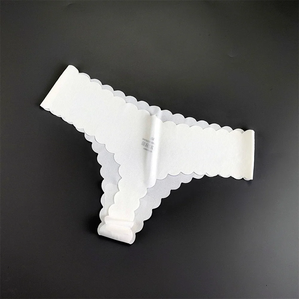 3 kusy bezešvých tanga kalhotek balení pro ženy, neviditelné vlákno, ledové hedvábí, sexy tangá, spodní prádlo, bikiny, plus velikost - náhled 4